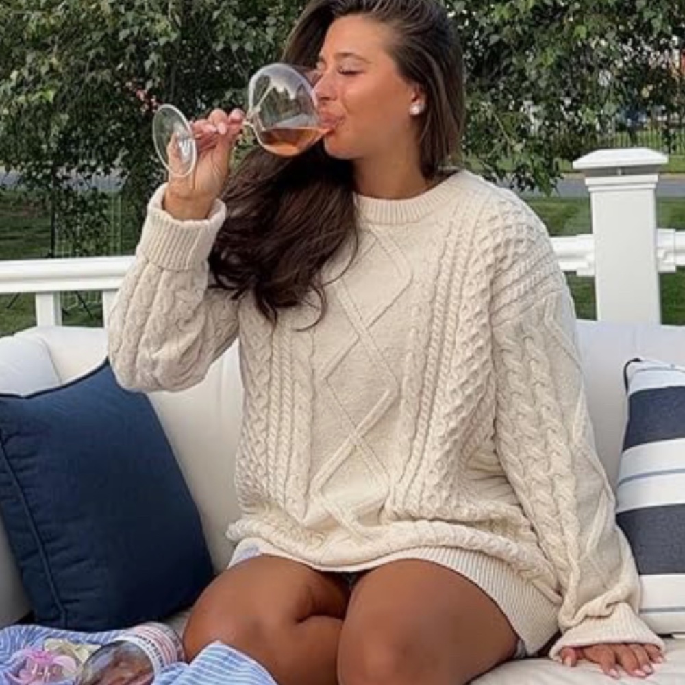 Comfiest Cable Knit Sweater
